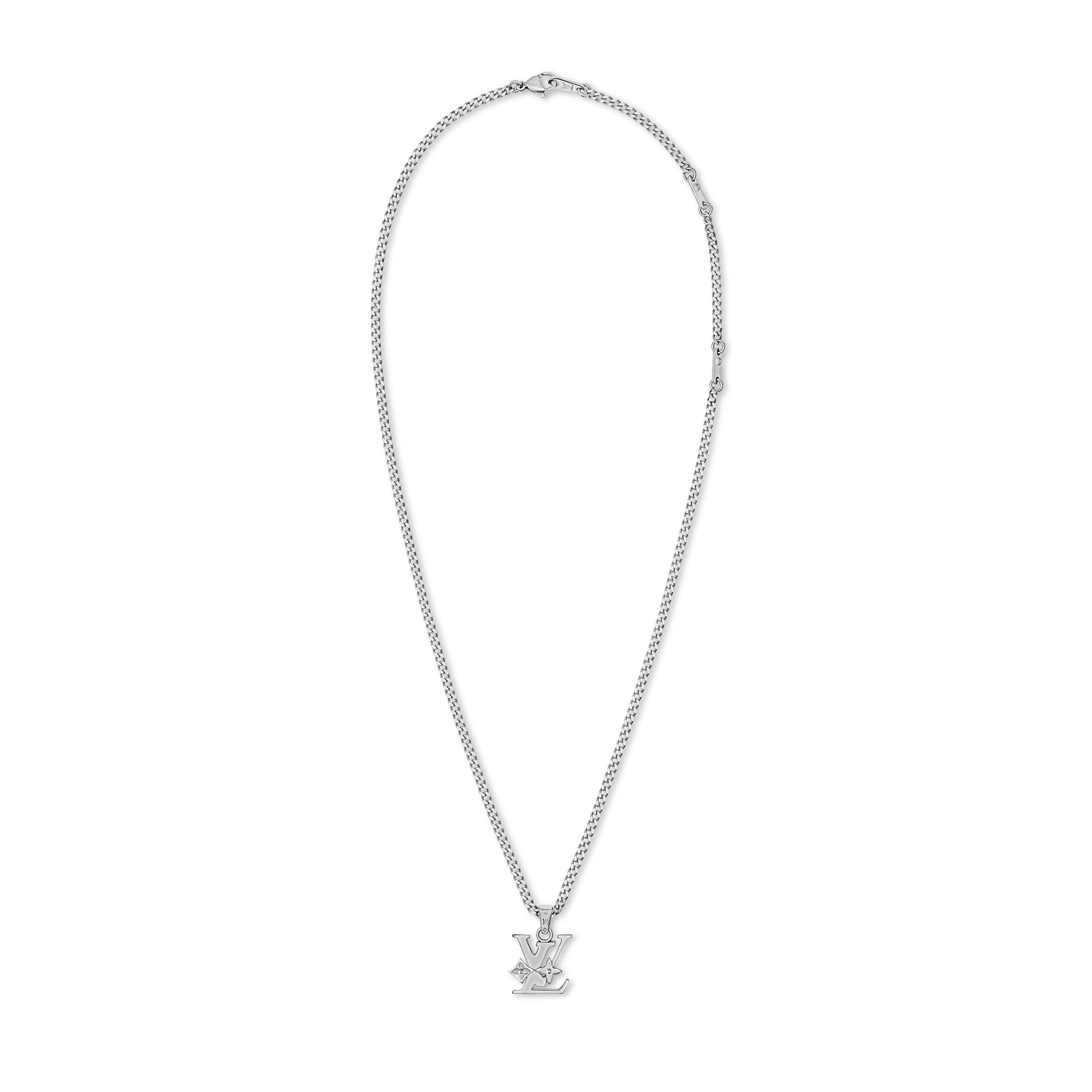 Monogram Row Pendant - Luxury Necklaces and Pendants